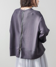 パウンドストレッチバックジッププルオーバー