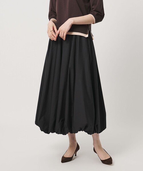 UNITED ARROWS(ユナイテッドアローズ)の「バルーン スカート(スカート・レディース・ブラック/モカ・38/36)」の1枚目の写真
