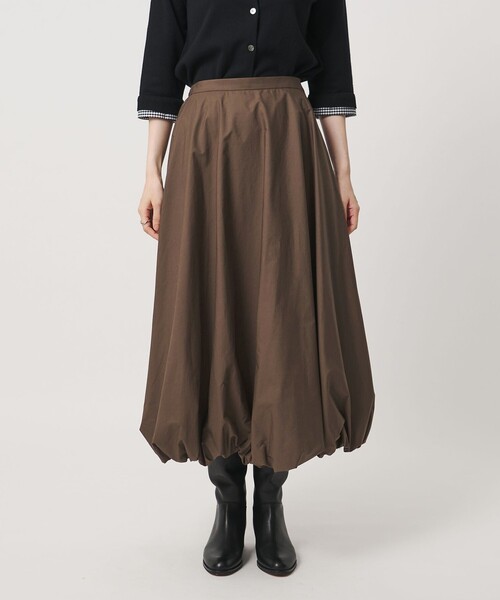 UNITED ARROWS(ユナイテッドアローズ)の「バルーン スカート(スカート・レディース・ブラック/モカ・38/36)」の5枚目の写真