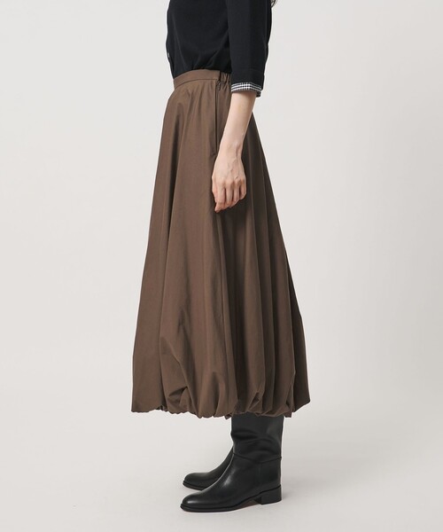 UNITED ARROWS(ユナイテッドアローズ)の「バルーン スカート(スカート・レディース・ブラック/モカ・38/36)」の6枚目の写真