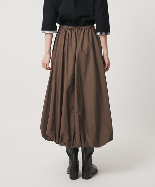 UNITED ARROWS(ユナイテッドアローズ)の「バルーン スカート(スカート・レディース・ブラック/モカ・38/36)」の7枚目の写真