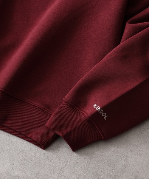 KANGOL(カンゴール)の「【KANGOL/カンゴール】別注 裏起毛 ワンポイント刺繍 クルーネックスウェット(スウェット・メンズ・ブラック/チャコールグレー/ライトグレー/アッシュグレー/ネイビー/ワイン・L/XL/M)」の7枚目の写真