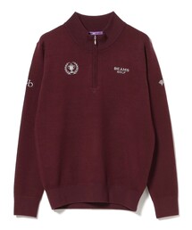 PURPLE LABEL / リターンブリティッシュ ハーフジップ ニット