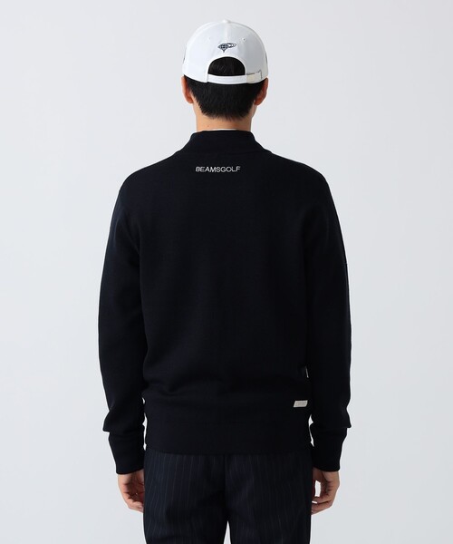 BEAMS GOLF(ビームスゴルフ)の「PURPLE LABEL / リターンブリティッシュ ハーフジップ ニット(ニット/セーター・メンズ・グレー/レッド系その他7/ネイビー・L/M/XL)」の15枚目の写真