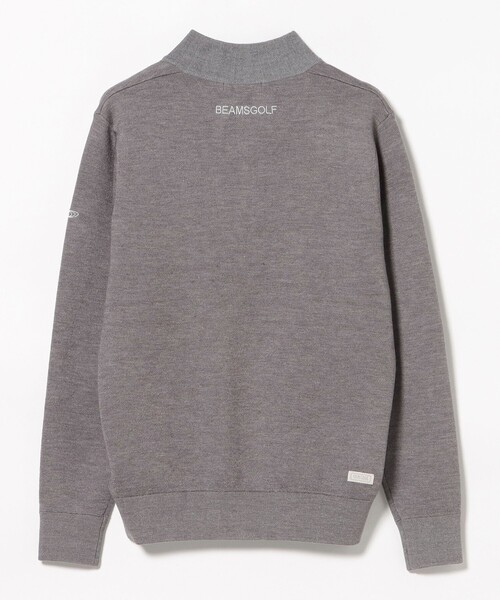 BEAMS GOLF(ビームスゴルフ)の「PURPLE LABEL / リターンブリティッシュ ハーフジップ ニット(ニット/セーター・メンズ・グレー/レッド系その他7/ネイビー・L/M/XL)」の21枚目の写真