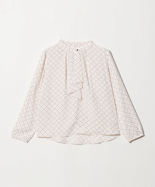 A DAY IN THE LIFE UNITED ARROWS(アデイインザライフユナイテッドアローズ)の「フロントラッフル クルーネックブラウス <A DAY IN THE LIFE>(シャツ/ブラウス・レディース・ライトピンク/ナチュラル/ダークブラウン/ホワイト・FREE)」の3枚目の写真