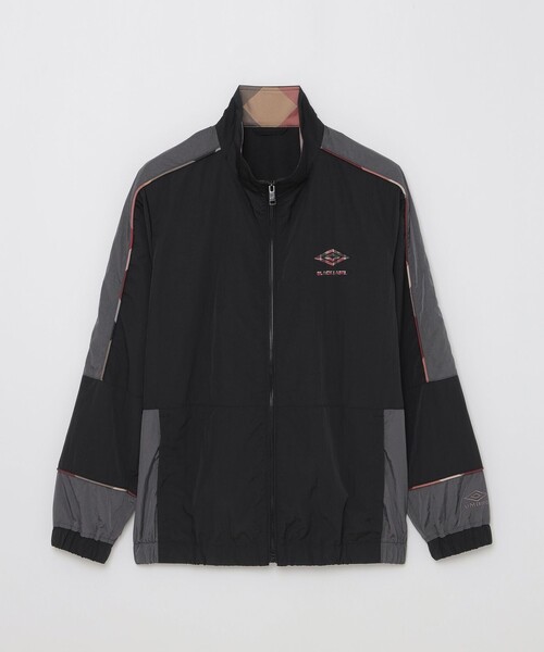 BLACK LABEL CRESTBRIDGE(ブラックレーベル・クレストブリッジ)の「【WEB・一部店舗限定】【UMBRO】ワッシャーナイロンスタンドブルゾン(ブルゾン・メンズ・ブラック・XL/L/M)」の12枚目の写真