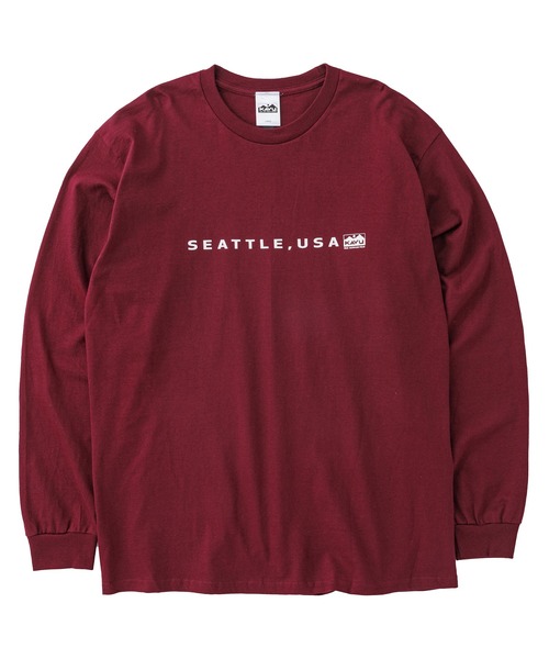KAVU(カブー)の「KAVU/カブー SEATTLE USA LS Tee/ロングスリーブ Tシャツ(Tシャツ/カットソー・メンズ・ネイビー/マルーン/ナチュラル・MEDIUM/X-LARGE/LARGE)」の13枚目の写真