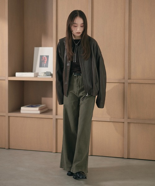 LAULEN(ローレン)の「textured pattern knit pullover /ニュアンス柄ニットプルオーバー(ニット/セーター・レディース・ベージュ/ボルドー/チャコールグレー/ホワイト/ブラック・FREE)」の16枚目の写真