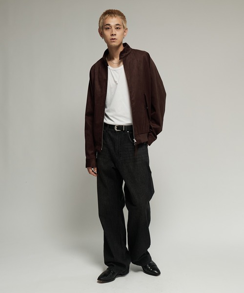 SINSS(シンス)の「Compact swing top / コンパクトスウィングトップ(ブルゾン・メンズ・サンドベージュ/ダークブラウン/ダークブラック/ブラウン/ブラック・LARGE/MEDIUM/SMALL/X-SMALL)」の9枚目の写真