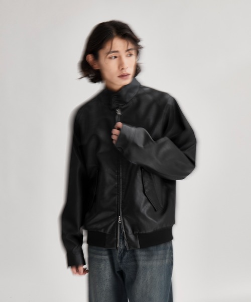 SINSS(シンス)の「Compact swing top / コンパクトスウィングトップ(ブルゾン・メンズ・サンドベージュ/ダークブラウン/ダークブラック/ブラウン/ブラック・LARGE/MEDIUM/SMALL/X-SMALL)」の20枚目の写真