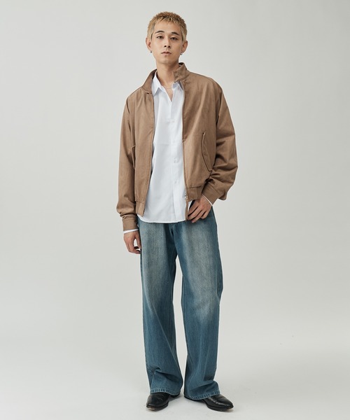 SINSS(シンス)の「Compact swing top / コンパクトスウィングトップ(ブルゾン・メンズ・サンドベージュ/ダークブラウン/ダークブラック/ブラウン/ブラック・LARGE/MEDIUM/SMALL/X-SMALL)」の22枚目の写真