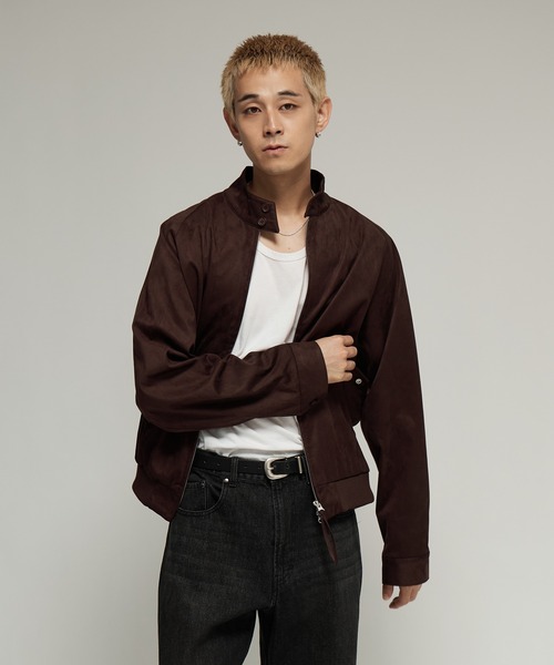 SINSS(シンス)の「Compact swing top / コンパクトスウィングトップ(ブルゾン・メンズ・サンドベージュ/ダークブラウン/ダークブラック/ブラウン/ブラック・LARGE/MEDIUM/SMALL/X-SMALL)」の8枚目の写真