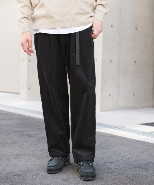 URBAN RESEARCH DOORS（アーバンリサーチドアーズ）の「ウェビングベルトコーデュロイトラウザー（その他パンツ・メンズ・オレンジ/モカ/チャコールグレー・LARGE/MEDIUM/SMALL）」の19枚目の写真