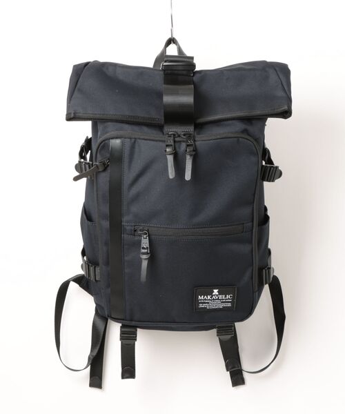 MAKAVELIC(マキャベリック)の「【62】【MAKAVELIC】CHASE ROLLTOP BACKPACK EVOLUTION(バックパック/リュック・メンズ・ダークネイビー・FREE)」の1枚目の写真