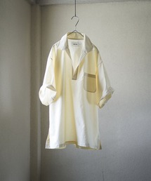 PORT BY ARK（ポートバイアーク）の「PORT BY ARK / ポートバイアーク：Skipper Shirt S/S：PO19-SH02[COR]（シャツ/ブラウス）」