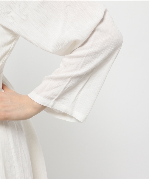 Kastane（カスタネ）の「カシュクールOP（ワンピース・レディース・ブルー/ブラウン/オフホワイト・FREE）」の11枚目の写真