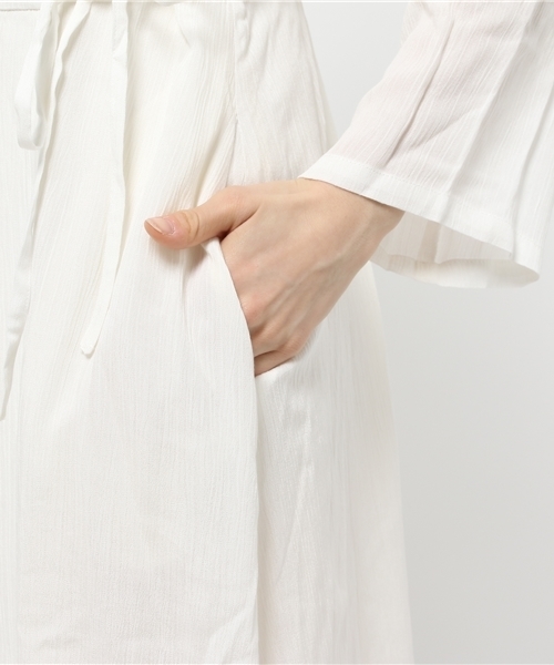 Kastane（カスタネ）の「カシュクールOP（ワンピース・レディース・ブルー/ブラウン/オフホワイト・FREE）」の12枚目の写真