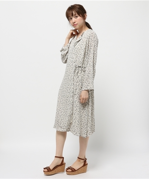 Kastane（カスタネ）の「カシュクールOP（ワンピース・レディース・ブルー/ブラウン/オフホワイト・FREE）」の16枚目の写真