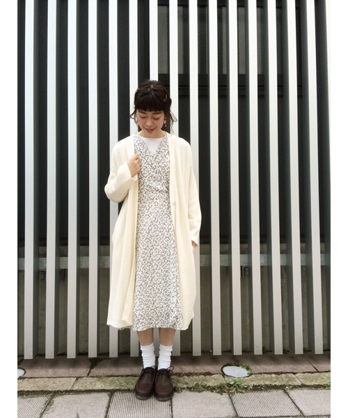 Kastane（カスタネ）の「カシュクールOP（ワンピース・レディース・ブルー/ブラウン/オフホワイト・FREE）」の19枚目の写真