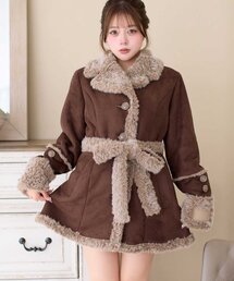 【Belle Charme】Feminine Mouton Coat