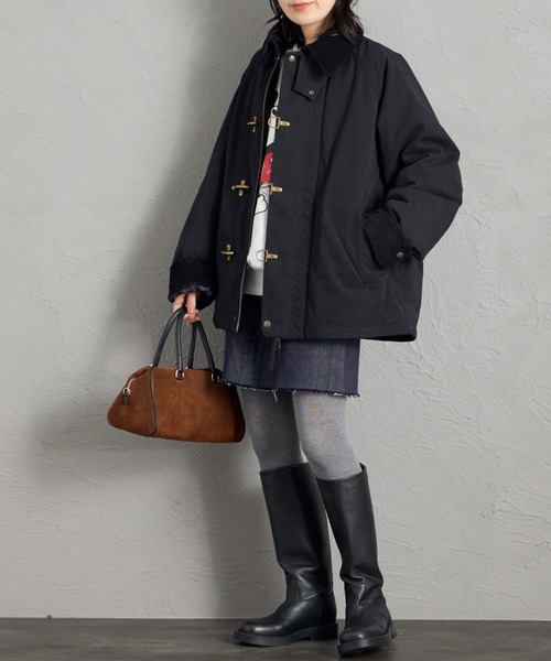 ARMY TWILL（アーミーツイル）の「[ARMY TWILL/アーミーツイル] 別注 中綿入り FIREMAN ミリタリージャケット（ミリタリージャケット・レディース・ダークグリーン/ブラック・M/L）」の3枚目の写真