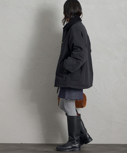 ARMY TWILL（アーミーツイル）の「[ARMY TWILL/アーミーツイル] 別注 中綿入り FIREMAN ミリタリージャケット（ミリタリージャケット・レディース・ダークグリーン/ブラック・M/L）」の15枚目の写真