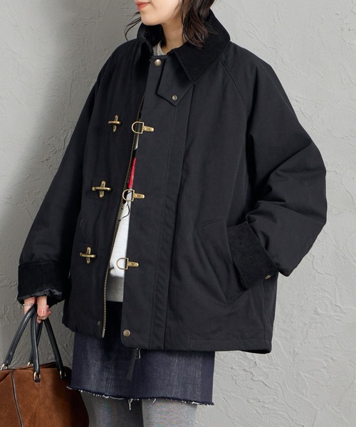 ARMY TWILL（アーミーツイル）の「[ARMY TWILL/アーミーツイル] 別注 中綿入り FIREMAN ミリタリージャケット（ミリタリージャケット・レディース・ダークグリーン/ブラック・M/L）」の11枚目の写真