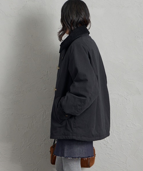 ARMY TWILL（アーミーツイル）の「[ARMY TWILL/アーミーツイル] 別注 中綿入り FIREMAN ミリタリージャケット（ミリタリージャケット・レディース・ダークグリーン/ブラック・M/L）」の12枚目の写真