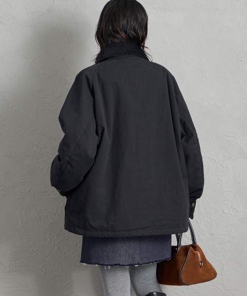 ARMY TWILL（アーミーツイル）の「[ARMY TWILL/アーミーツイル] 別注 中綿入り FIREMAN ミリタリージャケット（ミリタリージャケット・レディース・ダークグリーン/ブラック・M/L）」の13枚目の写真