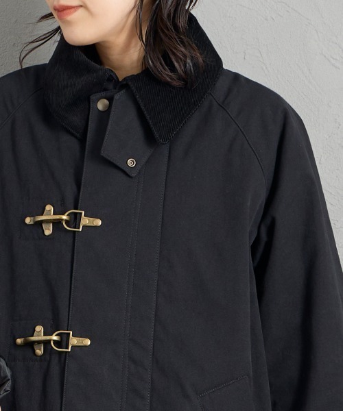 ARMY TWILL（アーミーツイル）の「[ARMY TWILL/アーミーツイル] 別注 中綿入り FIREMAN ミリタリージャケット（ミリタリージャケット・レディース・ダークグリーン/ブラック・M/L）」の17枚目の写真