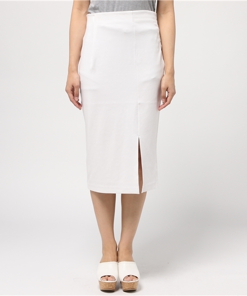 AZUL ENCANTO(アズールエンカント)の「カットミディスカート(スカート・レディース・ホワイト/ブラック・SMALL/MEDIUM)」の6枚目の写真