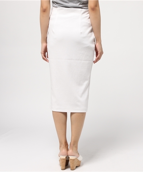 AZUL ENCANTO(アズールエンカント)の「カットミディスカート(スカート・レディース・ホワイト/ブラック・SMALL/MEDIUM)」の8枚目の写真