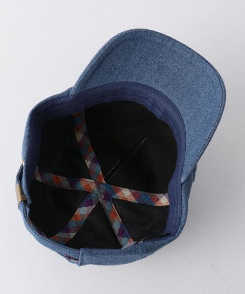 Another Edition（アナザーエディション）の「リボンデニムキャップ/AEBFC RBN DNM CAP（キャップ・レディース・ライトブルー/ネイビー・FREE）」の5枚目の写真