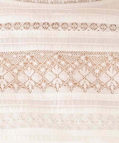 Another Edition（アナザーエディション）の「リバーレースプルオーバー ◆（シャツ/ブラウス・レディース・オフホワイト/ブラック/ケリー・フリー）」の20枚目の写真