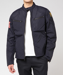 【RALPH LAUREN】オフ白 ナイロン モーターサイクル ジャケット Polo Ralph Lauren /ポロラルフローレン/モーターサイクルジャケット