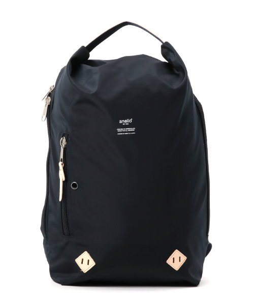 anello(アネロ)の「【anello】アネロ 高密度ナイロン風リュック 大 (バックパック/リュック・レディース・グレー/ネイビー/ブラック/オリーブ/レッド・ONE SIZE)」の5枚目の写真