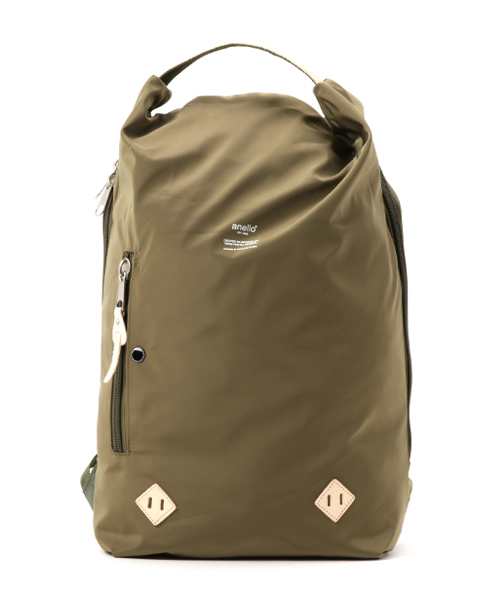anello(アネロ)の「【anello】アネロ 高密度ナイロン風リュック 大 (バックパック/リュック・レディース・グレー/ネイビー/ブラック/オリーブ/レッド・ONE SIZE)」の4枚目の写真