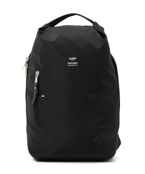 anello(アネロ)の「【anello】アネロ 高密度ナイロン風リュック 大 (バックパック/リュック・レディース・グレー/ネイビー/ブラック/オリーブ/レッド・ONE SIZE)」の2枚目の写真