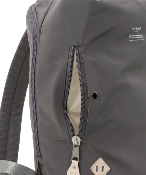 anello(アネロ)の「【anello】アネロ 高密度ナイロン風リュック 大 (バックパック/リュック・レディース・グレー/ネイビー/ブラック/オリーブ/レッド・ONE SIZE)」の10枚目の写真