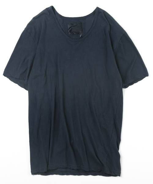 OURET（オーレット）の「HIGH TWIST JERSEY STITCH U NECK SHORT SLEEVE（Tシャツ/カットソー・メンズ・グレー系その他/ネイビー/ホワイト系その他・2/1/3）」の3枚目の写真