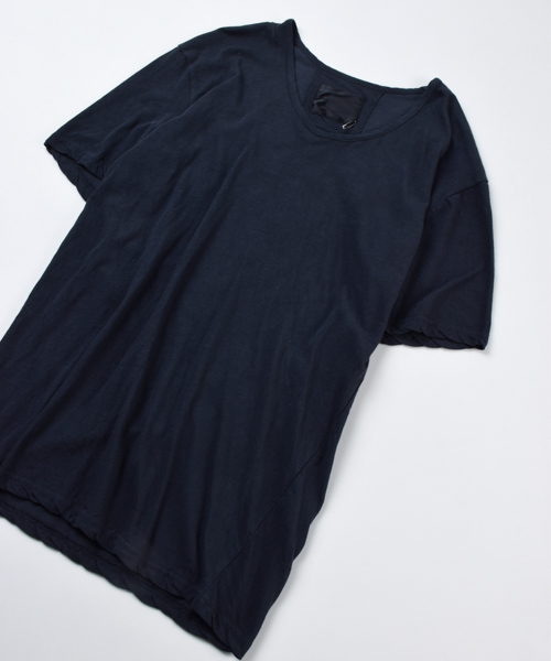 OURET（オーレット）の「HIGH TWIST JERSEY STITCH U NECK SHORT SLEEVE（Tシャツ/カットソー・メンズ・グレー系その他/ネイビー/ホワイト系その他・2/1/3）」の13枚目の写真
