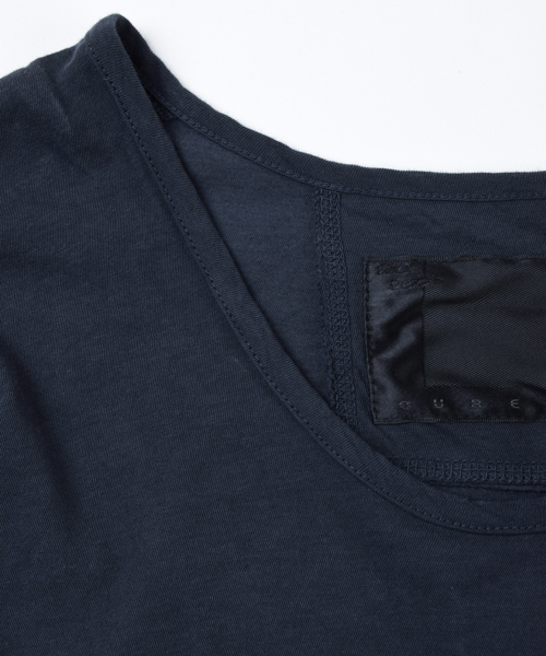 OURET（オーレット）の「HIGH TWIST JERSEY STITCH U NECK SHORT SLEEVE（Tシャツ/カットソー・メンズ・グレー系その他/ネイビー/ホワイト系その他・2/1/3）」の14枚目の写真