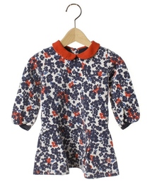 Petit Bateau プチバトー の 花柄 Kids 長袖ワンピース ワンピース Wear