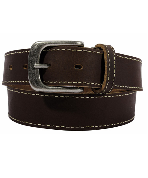 ８(eight)（エイト）の「ステッチ入り レザーベルト （ベルト・メンズ・キャメル/ブラウン/ブラック・FREE）」の3枚目の写真