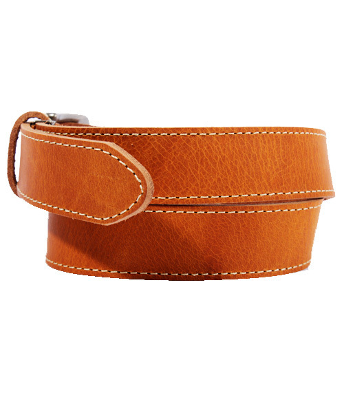 ８(eight)（エイト）の「ステッチ入り レザーベルト （ベルト・メンズ・キャメル/ブラウン/ブラック・FREE）」の4枚目の写真