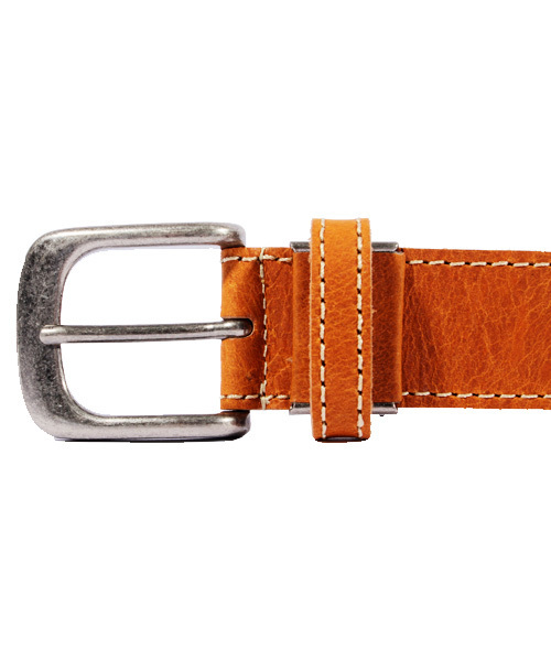 ８(eight)（エイト）の「ステッチ入り レザーベルト （ベルト・メンズ・キャメル/ブラウン/ブラック・FREE）」の6枚目の写真
