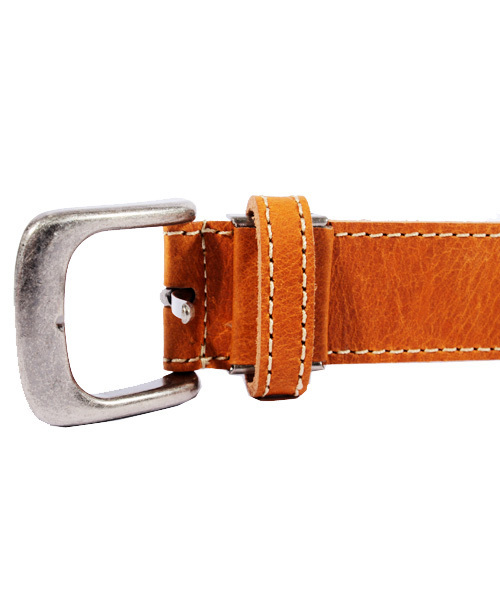 ８(eight)（エイト）の「ステッチ入り レザーベルト （ベルト・メンズ・キャメル/ブラウン/ブラック・FREE）」の7枚目の写真