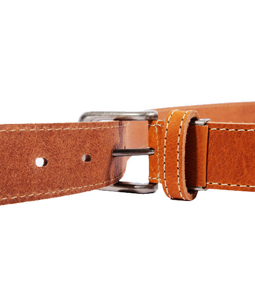 ８(eight)（エイト）の「ステッチ入り レザーベルト （ベルト・メンズ・キャメル/ブラウン/ブラック・FREE）」の8枚目の写真