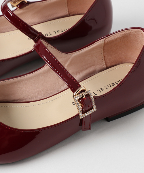 ORiental TRaffic（オリエンタルトラフィック）の「SPECIAL PRICE★ビジューバックルパンプス★7324（パンプス・レディース・ガンメタ/ブラック/レッド・L/LL/M/S/3L/SS）」の6枚目の写真